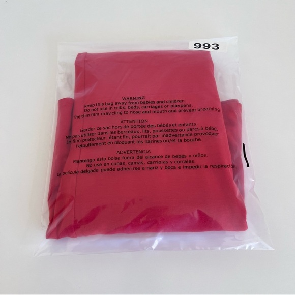 Eileen Fisher Red Viscose Sleeveless Shift Dress - Picture 9 of 9